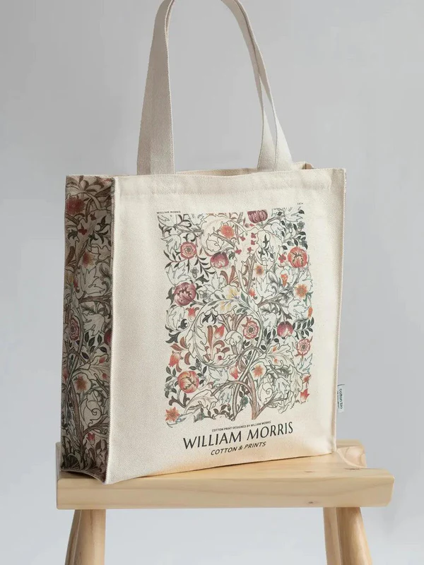 William Morris Red Rose - Tote Bag
