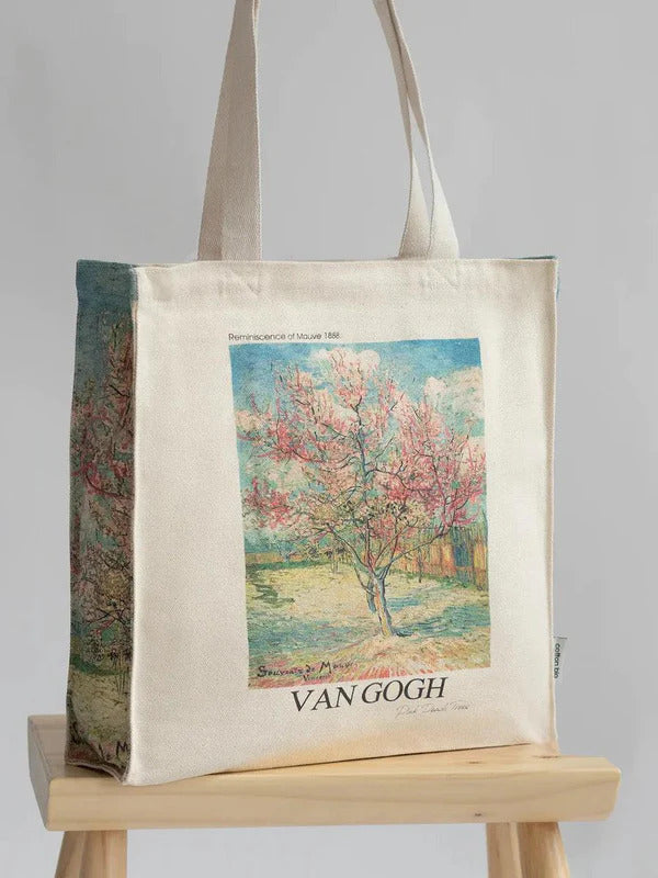Van Gogh Pink Peach Tree - Tote Bag
