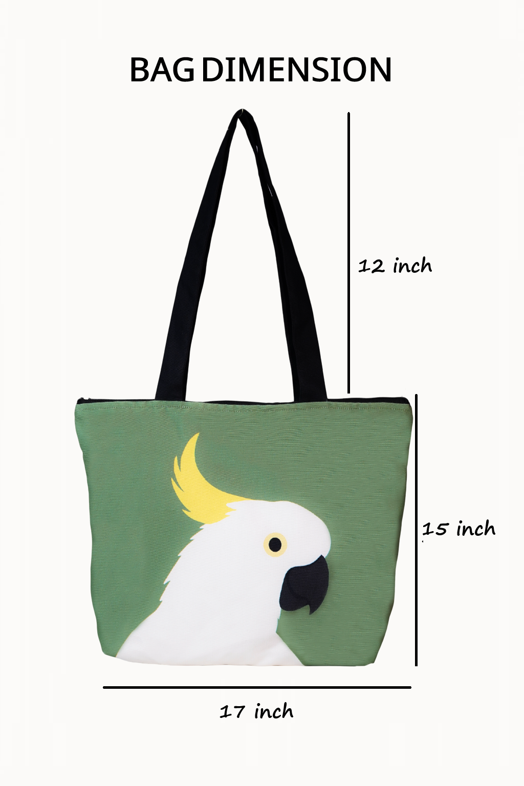 Cockatoo Charm Tote Bag