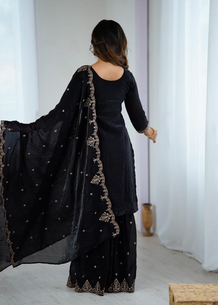 Premium Ready-to-Wear Kediyakurta, Sharara & Dupatta Set ✨