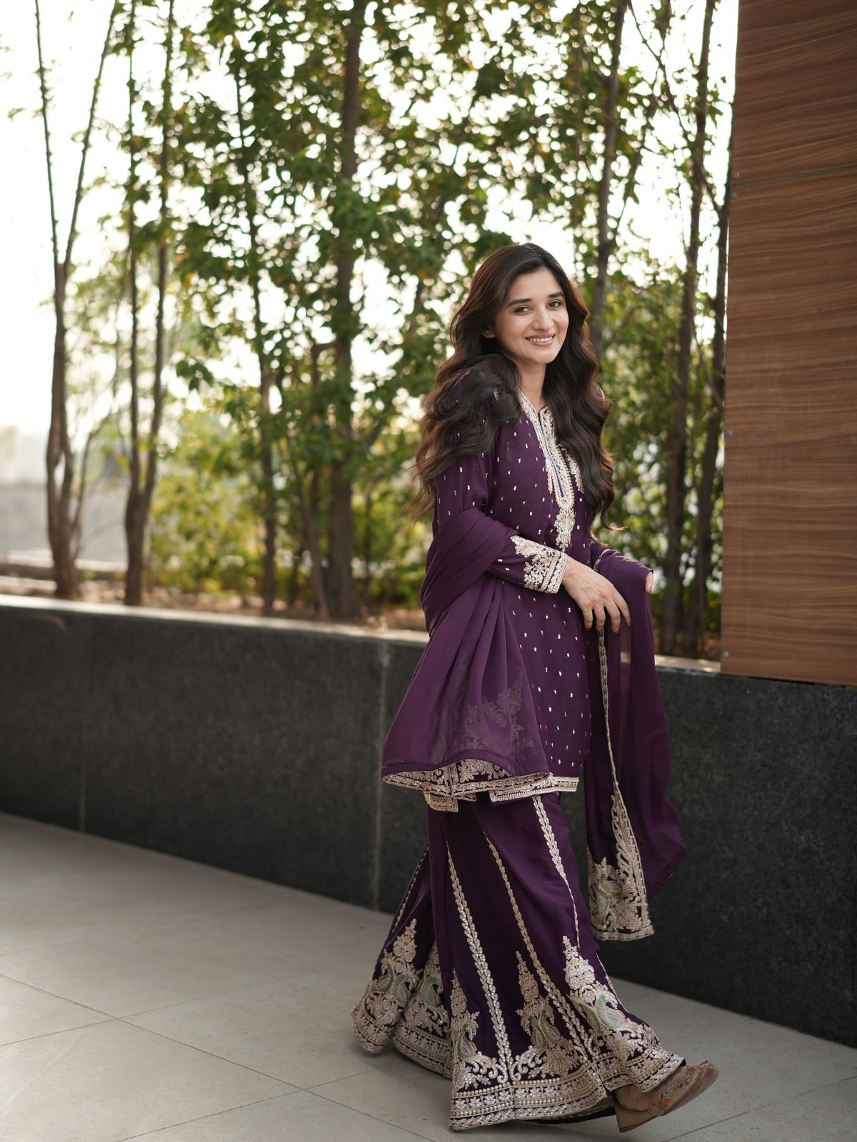 Elegant Ethnic Plazo Set