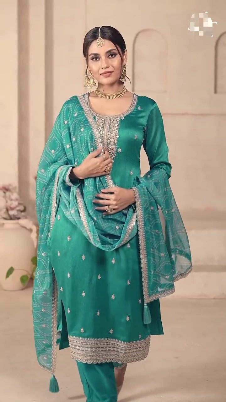 NEW LAUNCH | DESIGNER SEQUENCE EMBROIDERED SUIT SET
