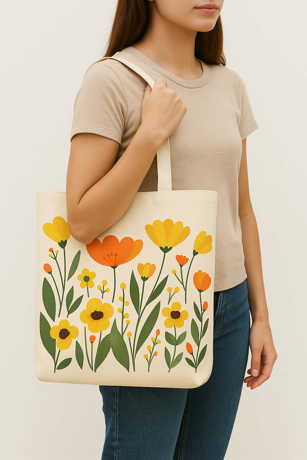 Floral Bliss Tote Bag