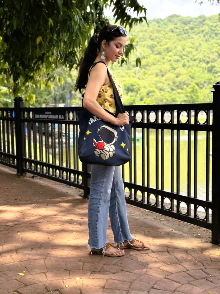 Take Up Space Tote Bag