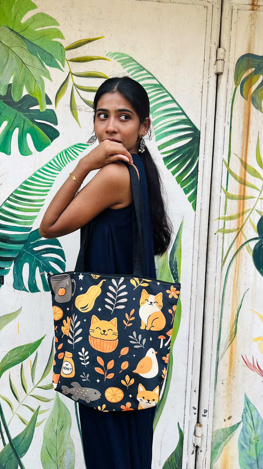Autumn Critters Tote Bag