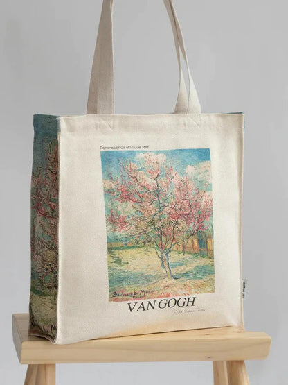 Van Gogh Pink Peach Tree - Tote Bag