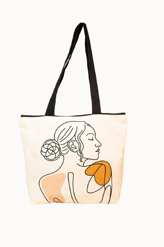 Minimalist Figure Tote Bag