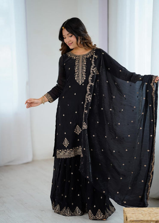 Premium Ready-to-Wear Kediyakurta, Sharara & Dupatta Set ✨