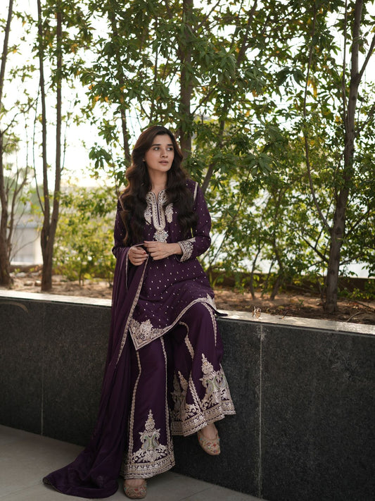 Elegant Ethnic Plazo Set