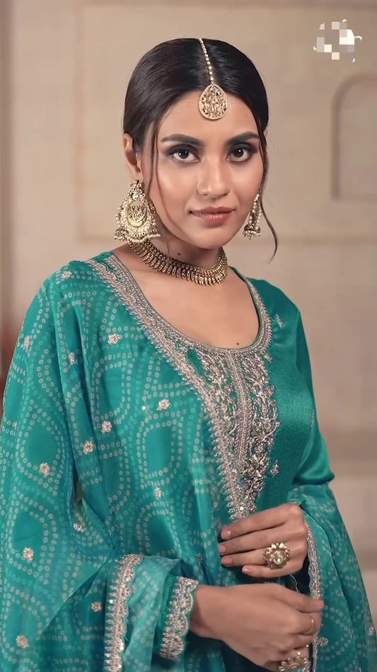 NEW LAUNCH | DESIGNER SEQUENCE EMBROIDERED SUIT SET