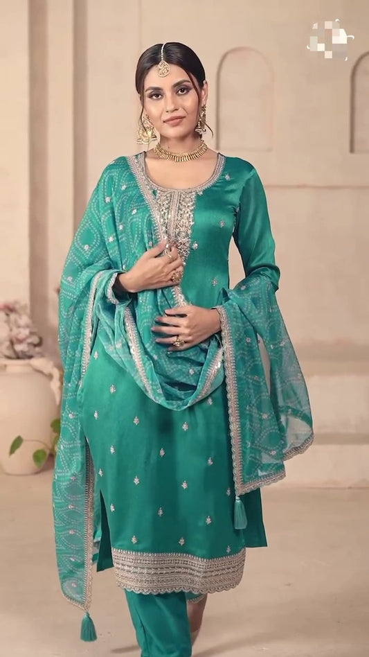 NEW LAUNCH | DESIGNER SEQUENCE EMBROIDERED SUIT SET
