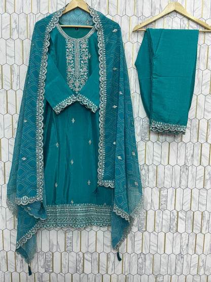 NEW LAUNCH | DESIGNER SEQUENCE EMBROIDERED SUIT SET