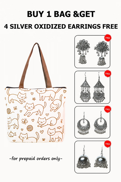 Playful Kitties Tote Bag