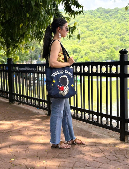 Take Up Space Tote Bag